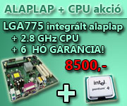 Alaplap, processzor akci�