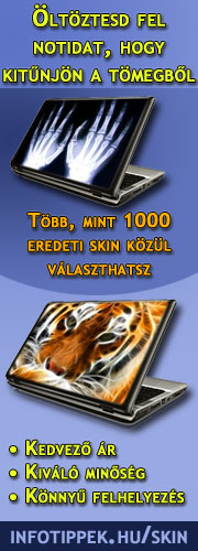 Laptop skin, egyedi notebook mint�zat