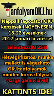 OKJ tanfolyam, OKJ-s k�pz�sek Budapesten