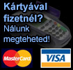 Bankkártyás fizetési lehetőség: VISA, MasterCard - Használt PC boltunkban kártyával is fizethetsz!